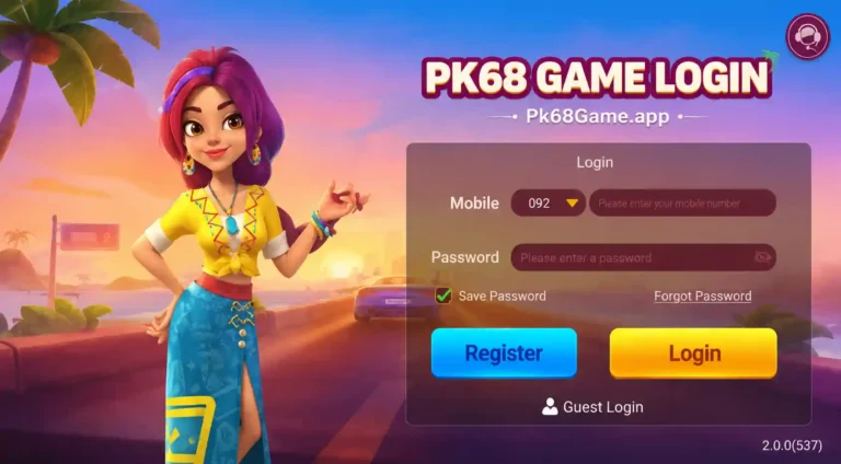 Login PK68 Game