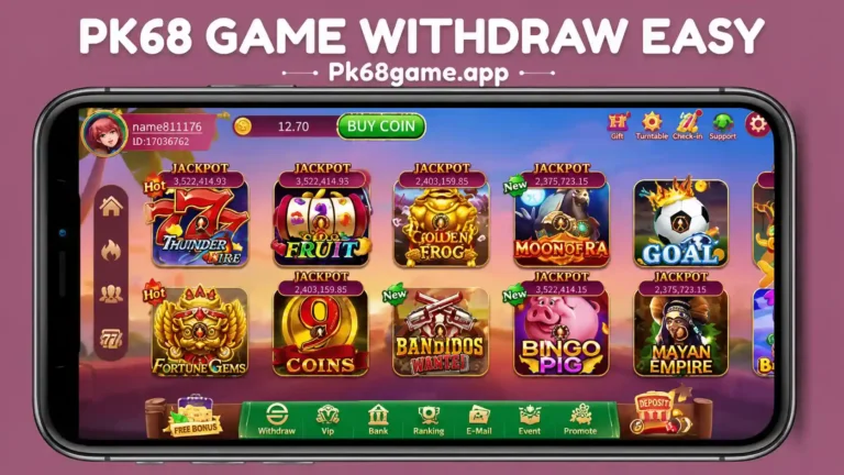 Withdraw PK68 Game